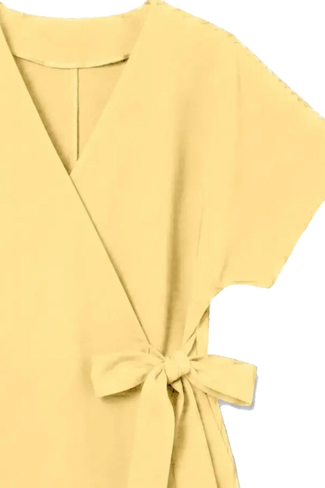 Vero Moda gele dames top | Close up