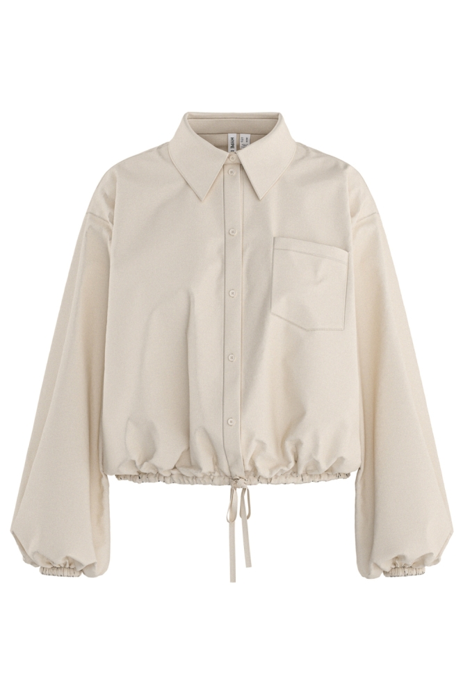 Hypedrop beige dames blouse | Vooraanzicht