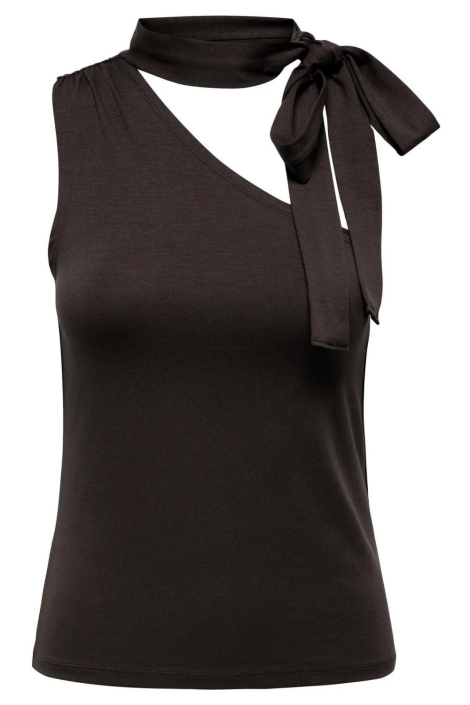 Jacqueline de Yong bruine dames top | Vooraanzicht