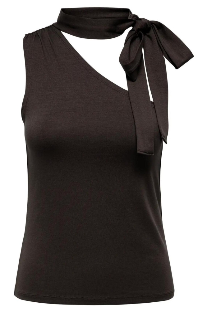 Jacqueline de Yong bruine dames top | Vooraanzicht