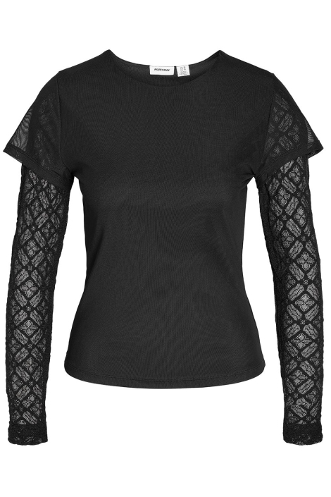 Noisy may zwarte dames t-shirt | Vooraanzicht