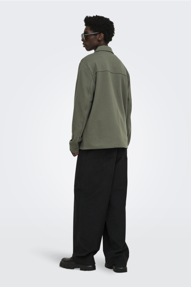 Only & Sons groene heren overhemd | 