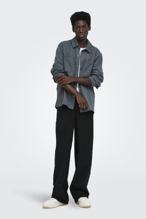 Only & Sons blauwe heren overhemd |