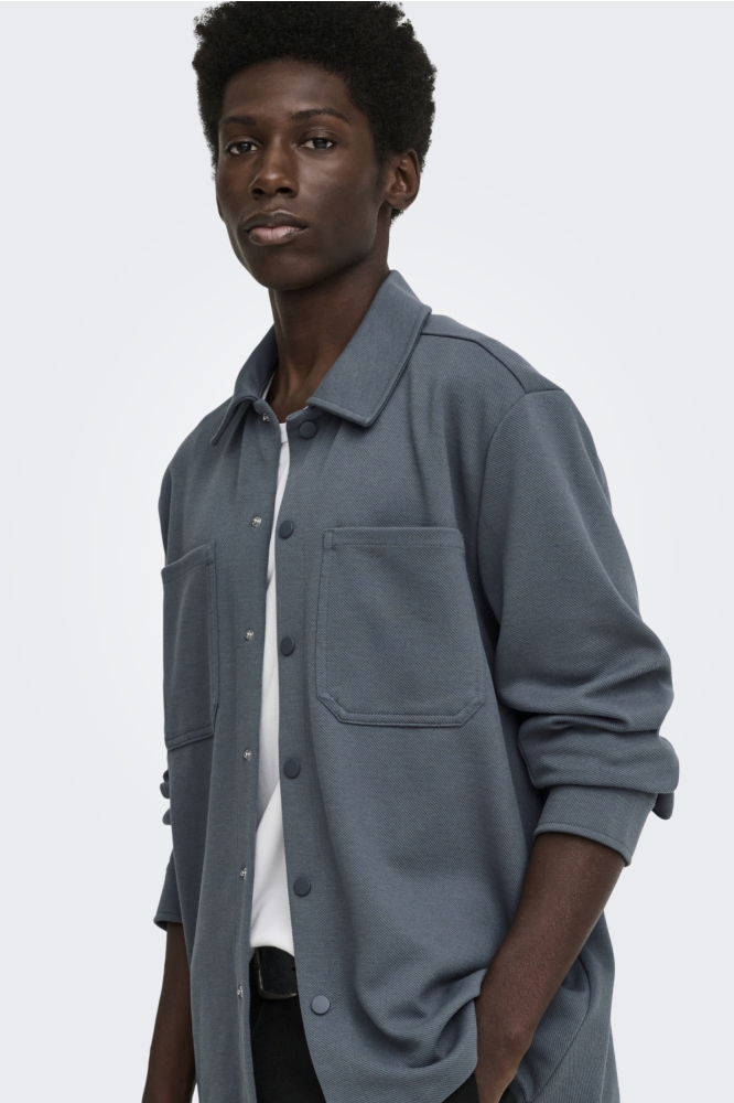 Only & Sons blauwe heren overhemd |