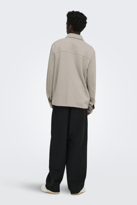 Only & Sons beige heren overhemd | Model