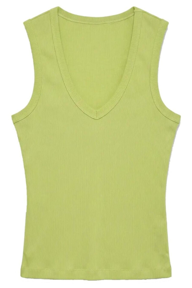 Vero Moda groene dames top | Vooraanzicht