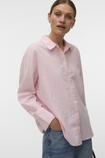 Vero Moda vmmarley ls shirt wvn sb4 Roze