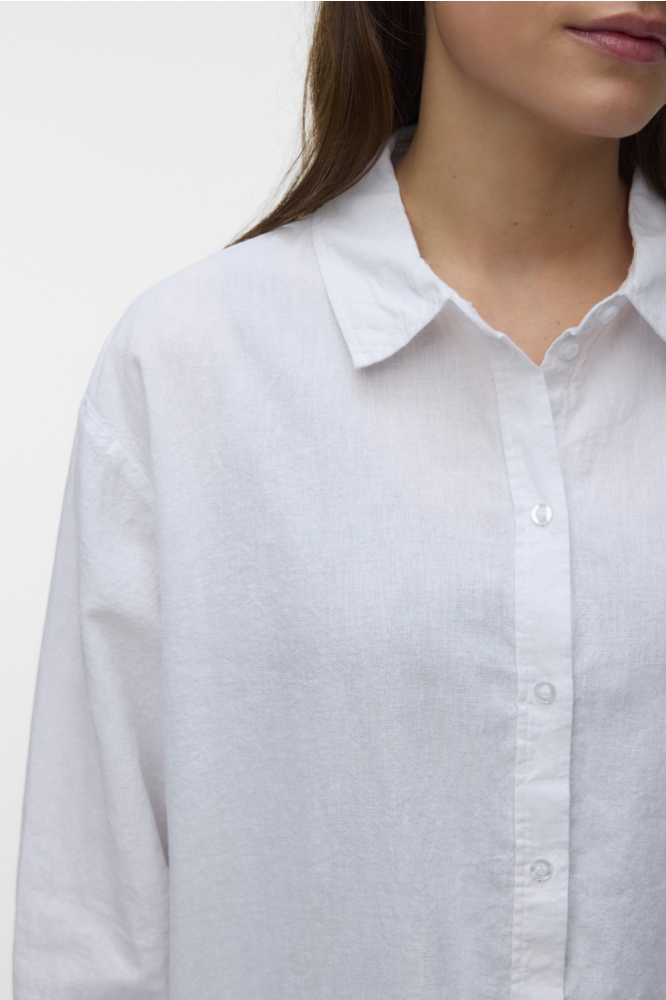 Vero Moda witte dames blouse | Close up