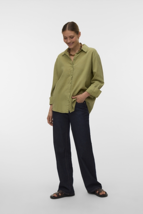 Vero Moda groene dames blouse | Model