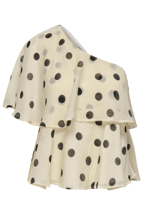 Jacqueline de Yong beige dames top | Vooraanzicht
