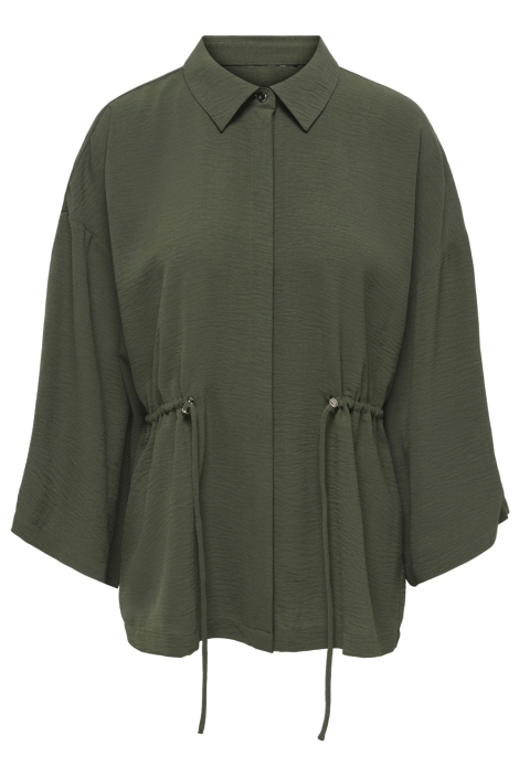 Jacqueline de Yong groene dames blouse | Vooraanzicht