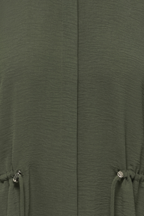 Jacqueline de Yong groene dames blouse | Close up