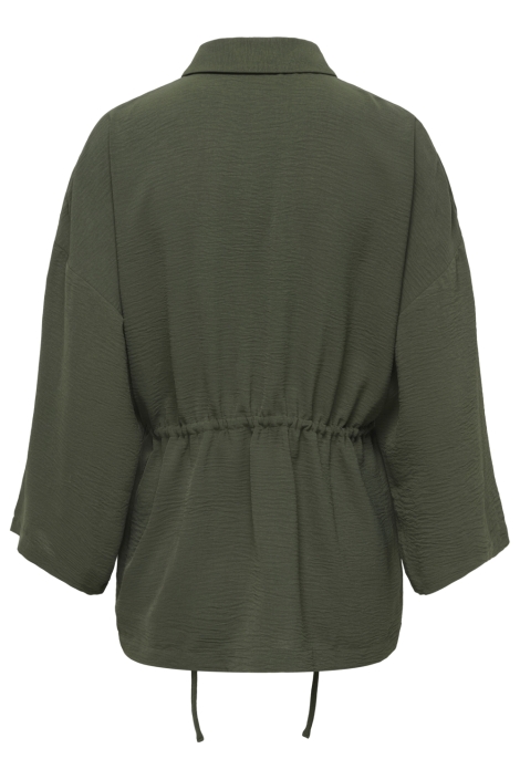 Jacqueline de Yong groene dames blouse | Achteraanzicht