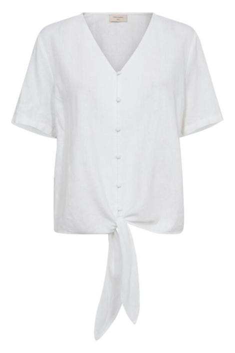 Freequent witte dames blouse | Vooraanzicht