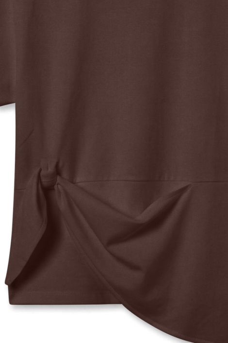 Vero Moda bruine dames t-shirt | Close up
