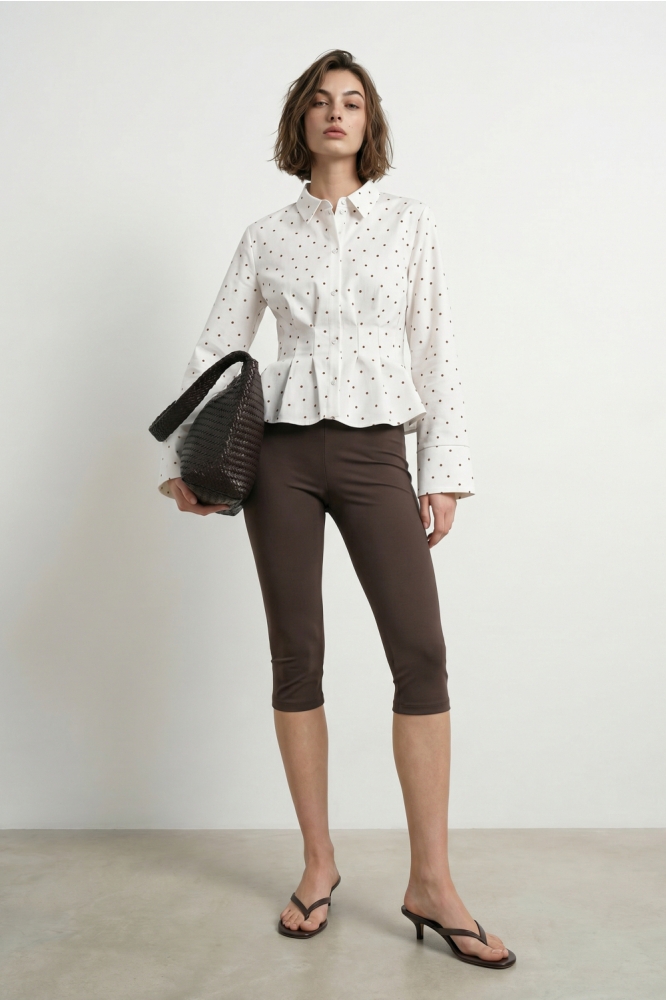 Hypedrop witte dames blouse | Model