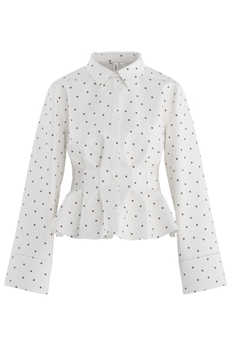 Hypedrop witte dames blouse | Vooraanzicht
