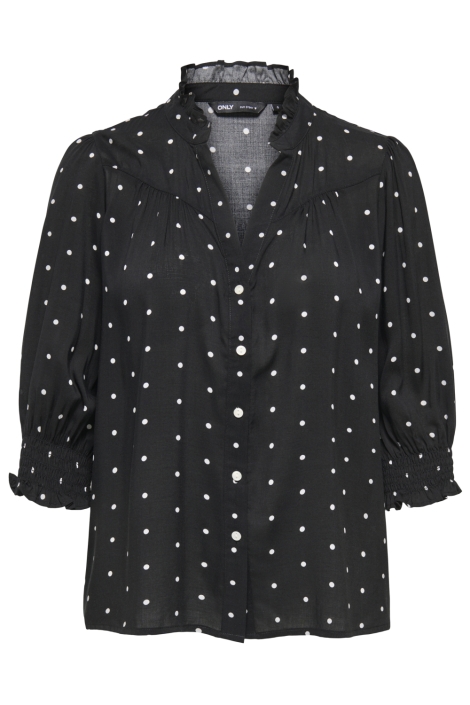 Only zwarte dames blouse | Vooraanzicht