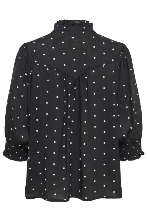 Only zwarte dames blouse | Achteraanzicht