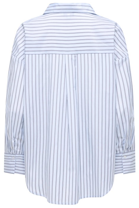 Only blauwe dames blouse | Achteraanzicht