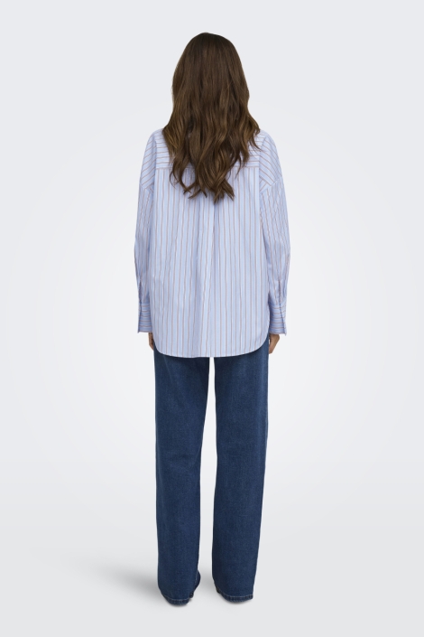 Only blauwe dames blouse | Model