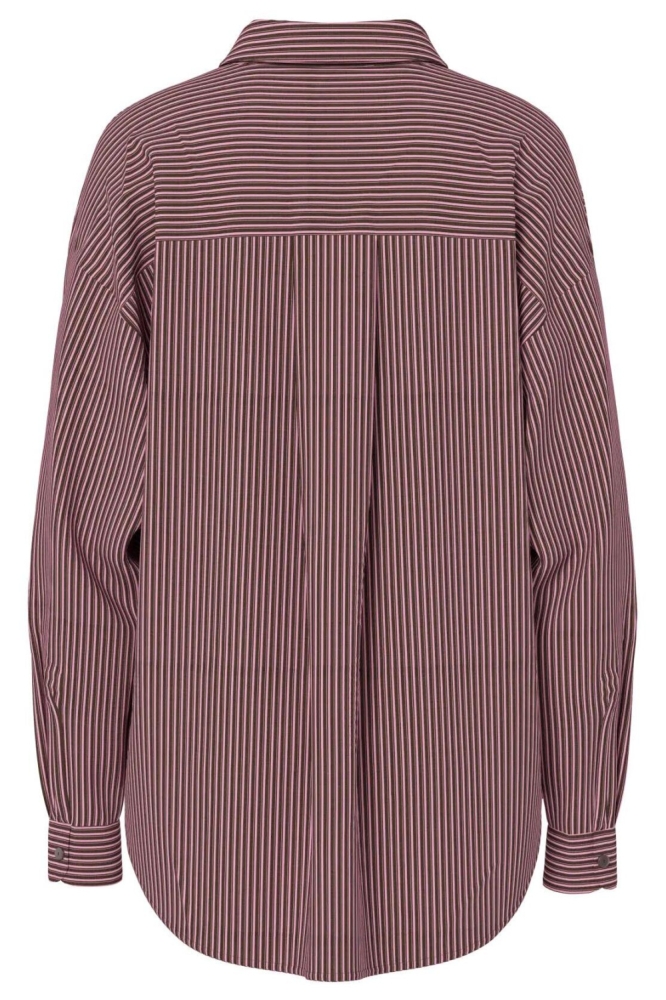 Pieces roze dames blouse | Achteraanzicht