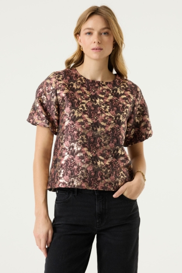 Garcia T-shirt T SHIRT MET STRUCTUUR T260237 4508-coral dust