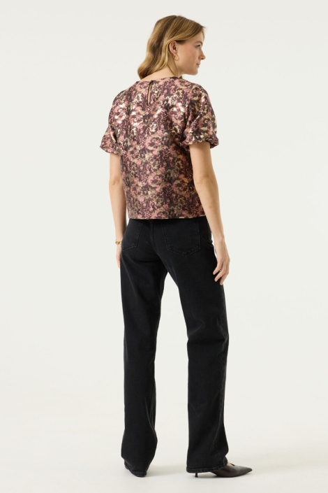 Garcia roze dames t-shirt | Model