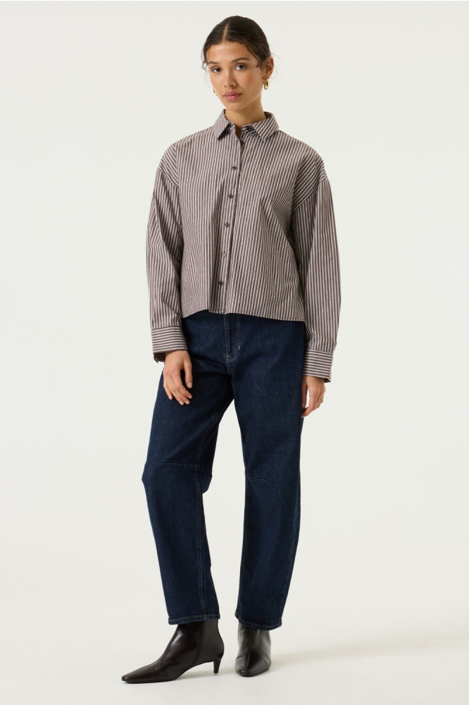 Garcia bruine dames blouse | Model