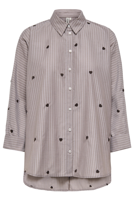 Only bruine dames blouse | Vooraanzicht