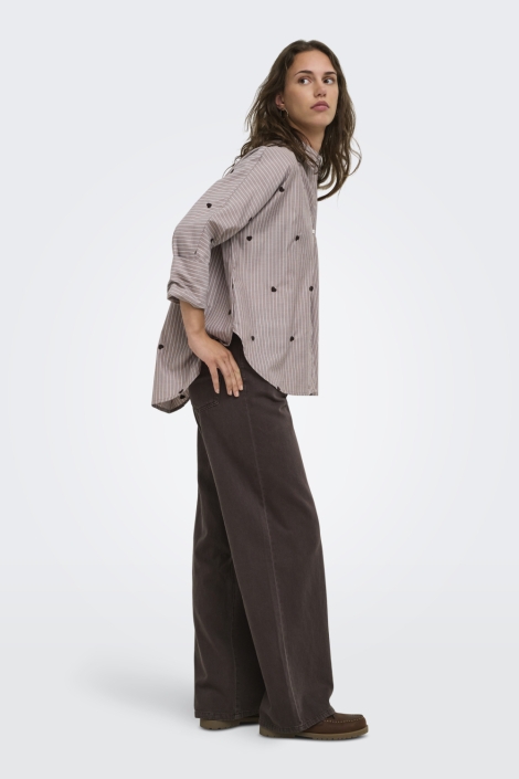 Only bruine dames blouse | Model
