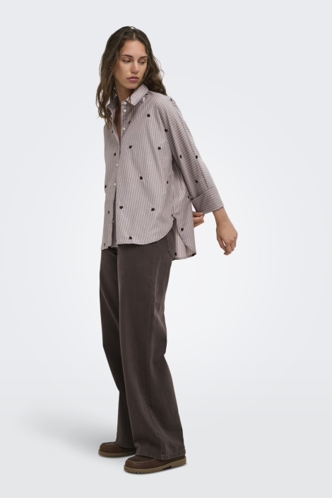 Only bruine dames blouse | Model