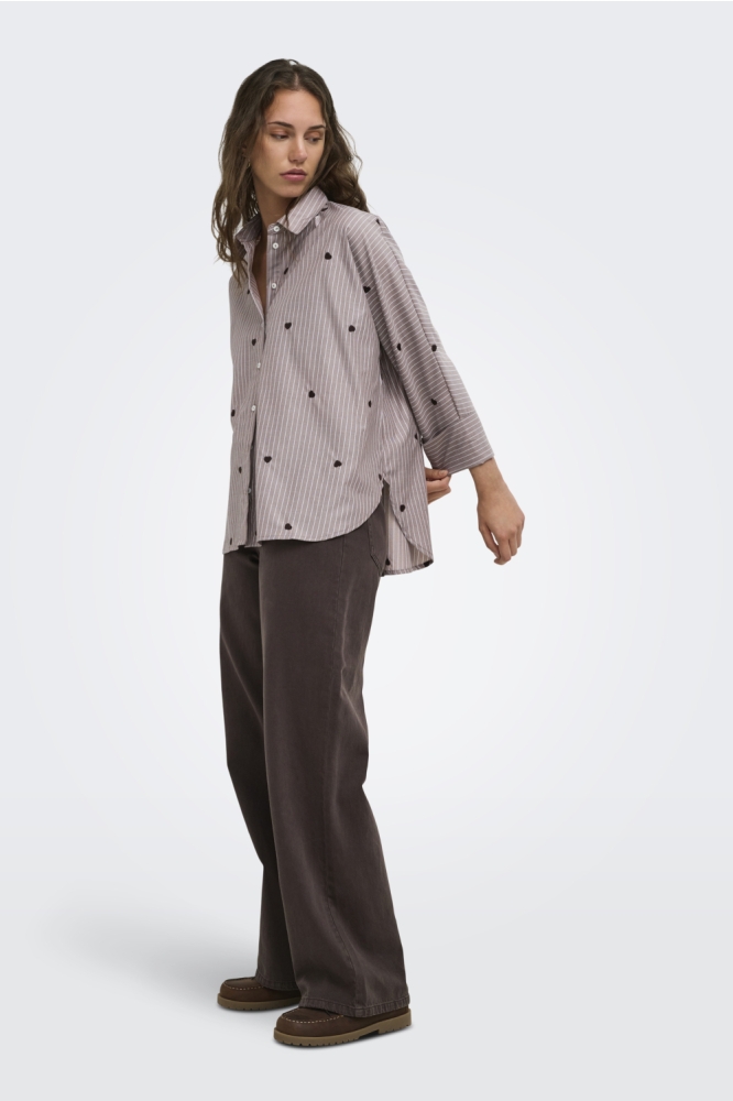 Only bruine dames blouse | Model