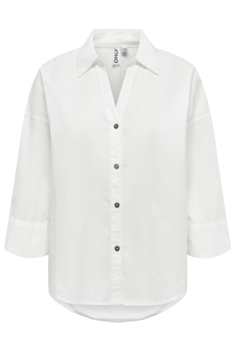 Only witte dames blouse | Vooraanzicht