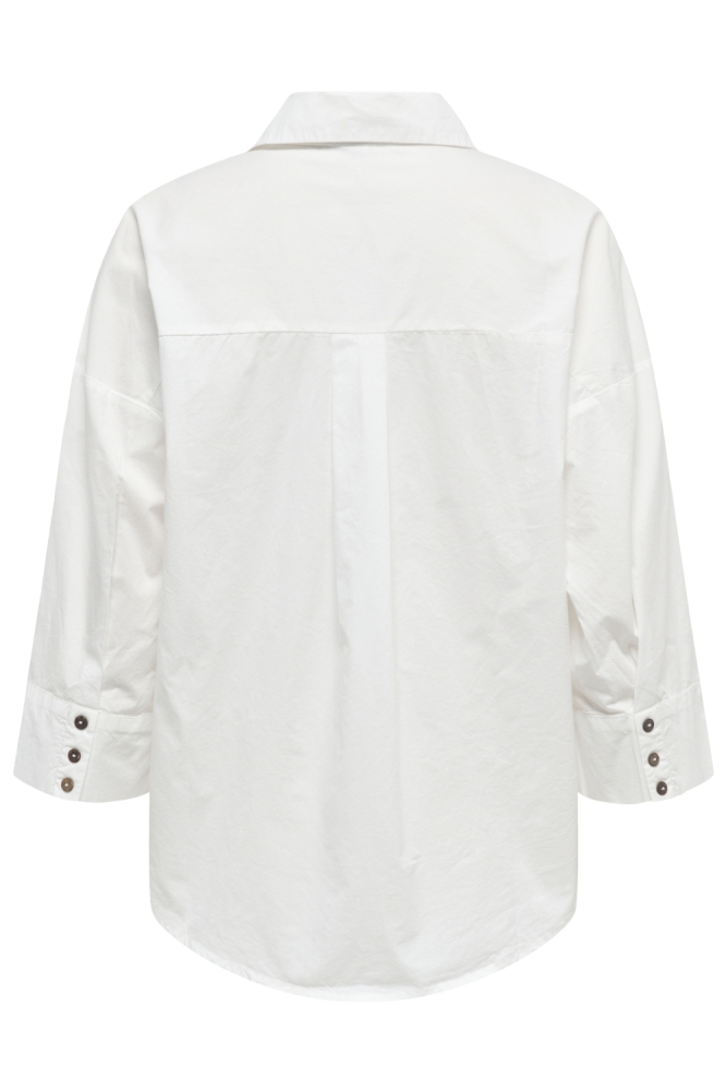 Only witte dames blouse | Achteraanzicht