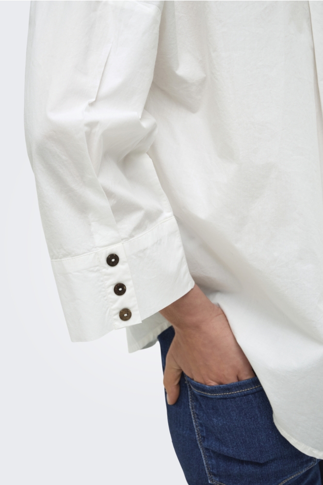 Only witte dames blouse | Close up