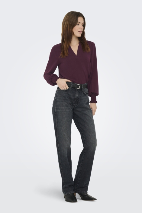Only bordeaux dames blouse | Model
