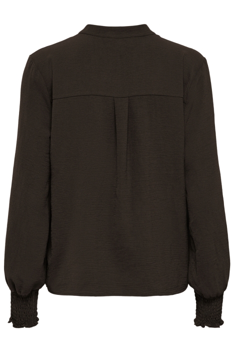 Only bruine dames blouse | Achteraanzicht