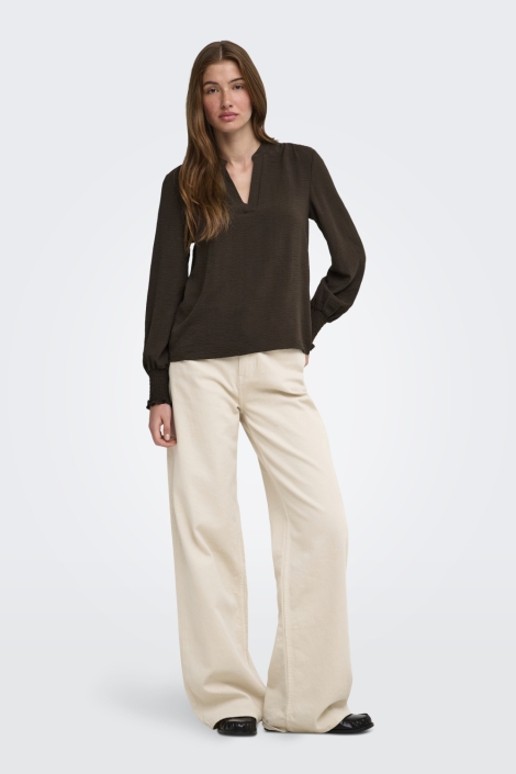 Only bruine dames blouse | Model