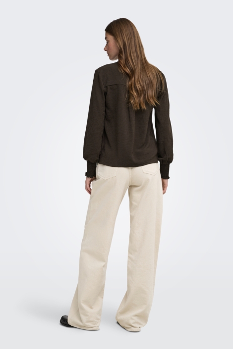 Only bruine dames blouse | Model