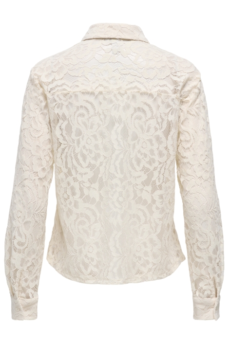 Only beige dames blouse | Achteraanzicht