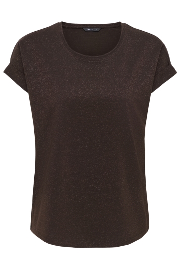 Only onlmoster glitter s/s top noos jrs Bruin