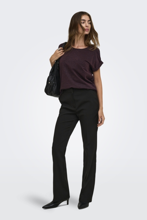 Only bordeaux dames t-shirt | Model