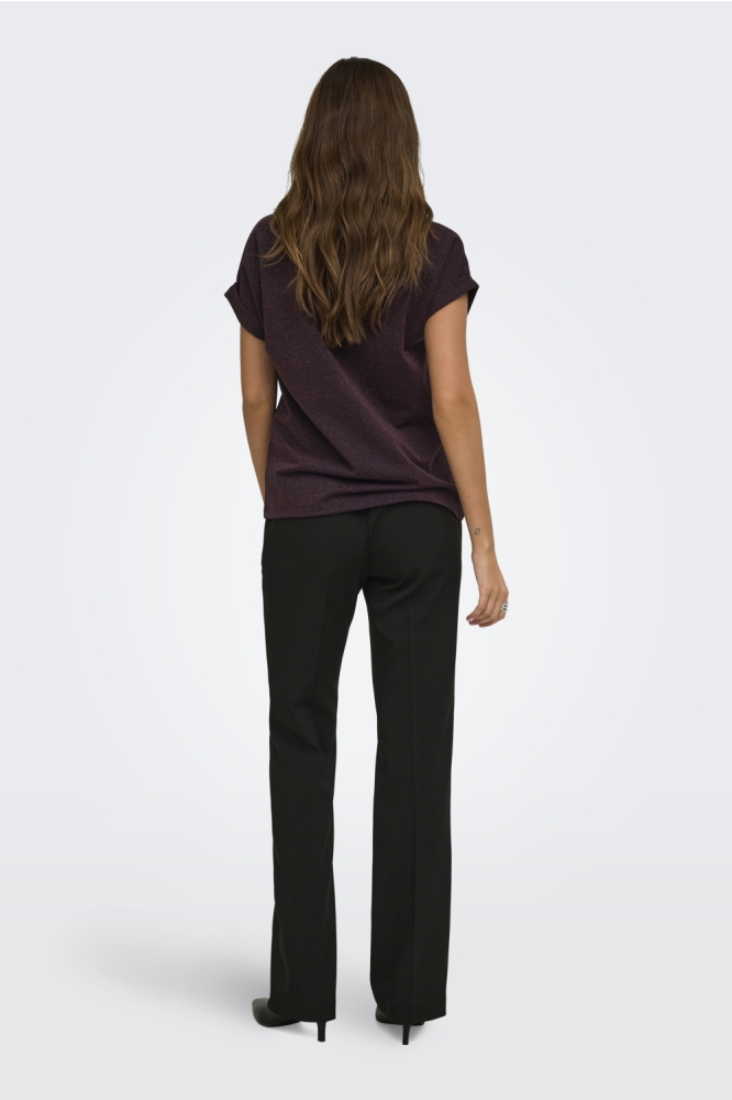 Only bordeaux dames t-shirt | Model