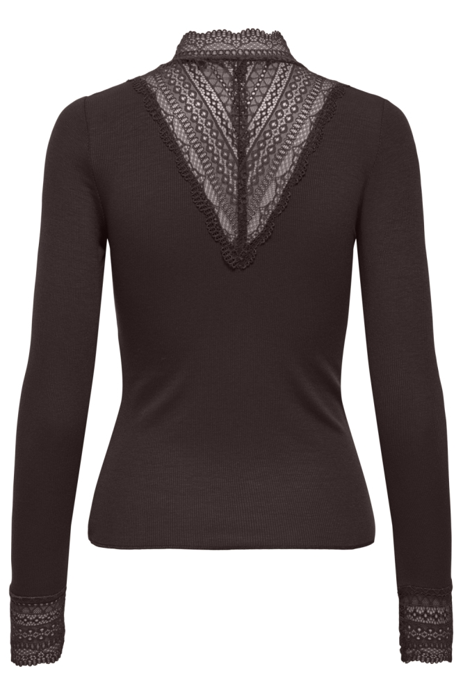 Only bruine dames top | Achteraanzicht