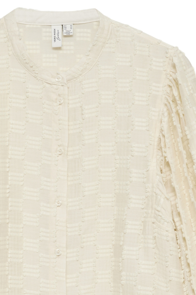 Vero Moda beige dames blouse | Close up