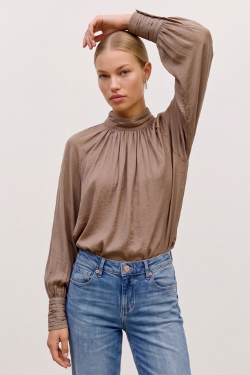 Vero Moda Blouse VMSUNNY LS TOP WVN 10351629 Fossil