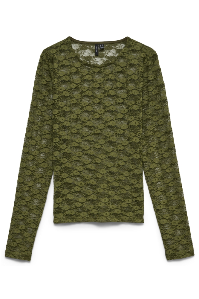 Vero Moda groene dames top | Vooraanzicht