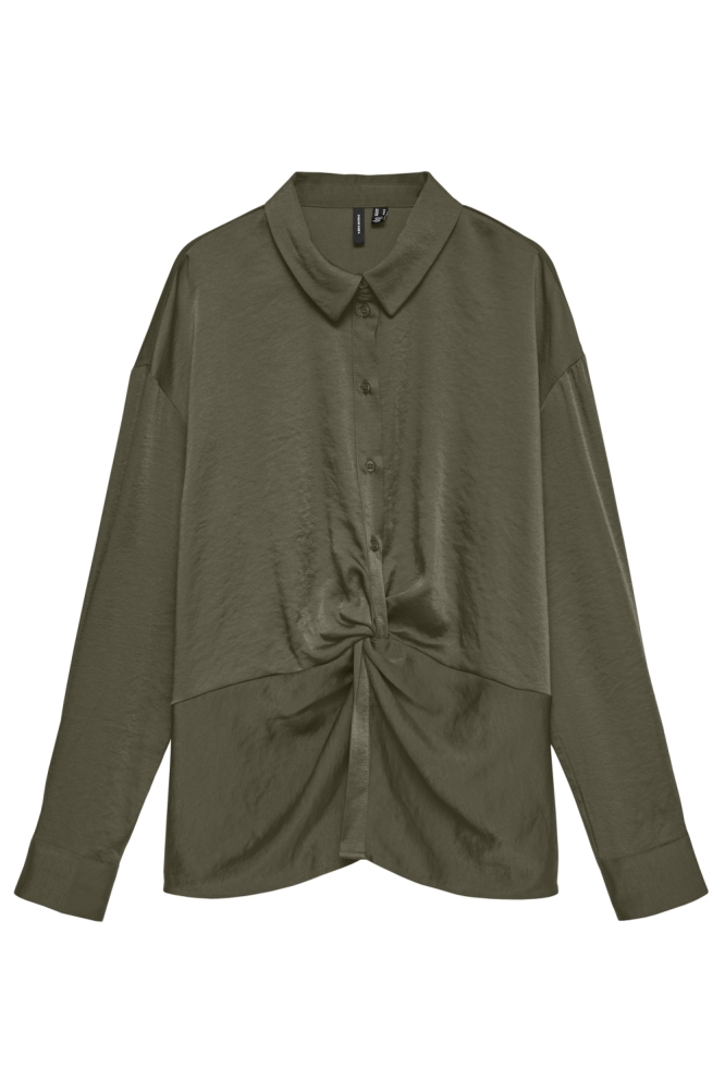 Vero Moda groene dames blouse | Vooraanzicht
