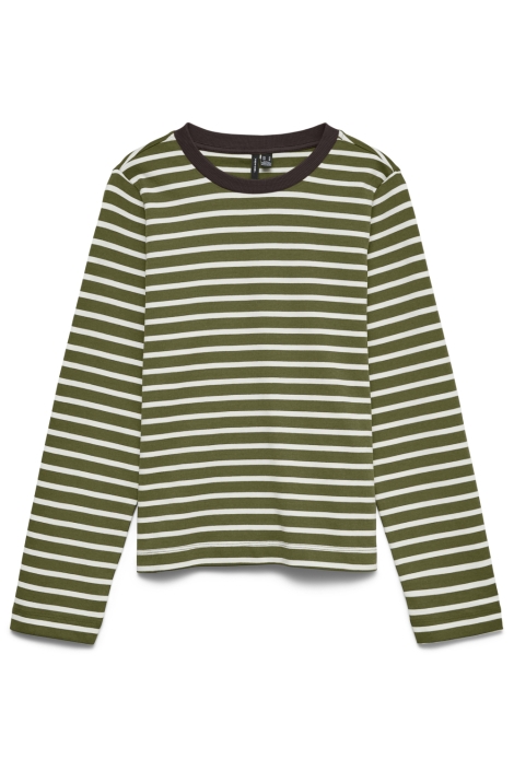 Vero Moda groene dames t-shirt | Vooraanzicht